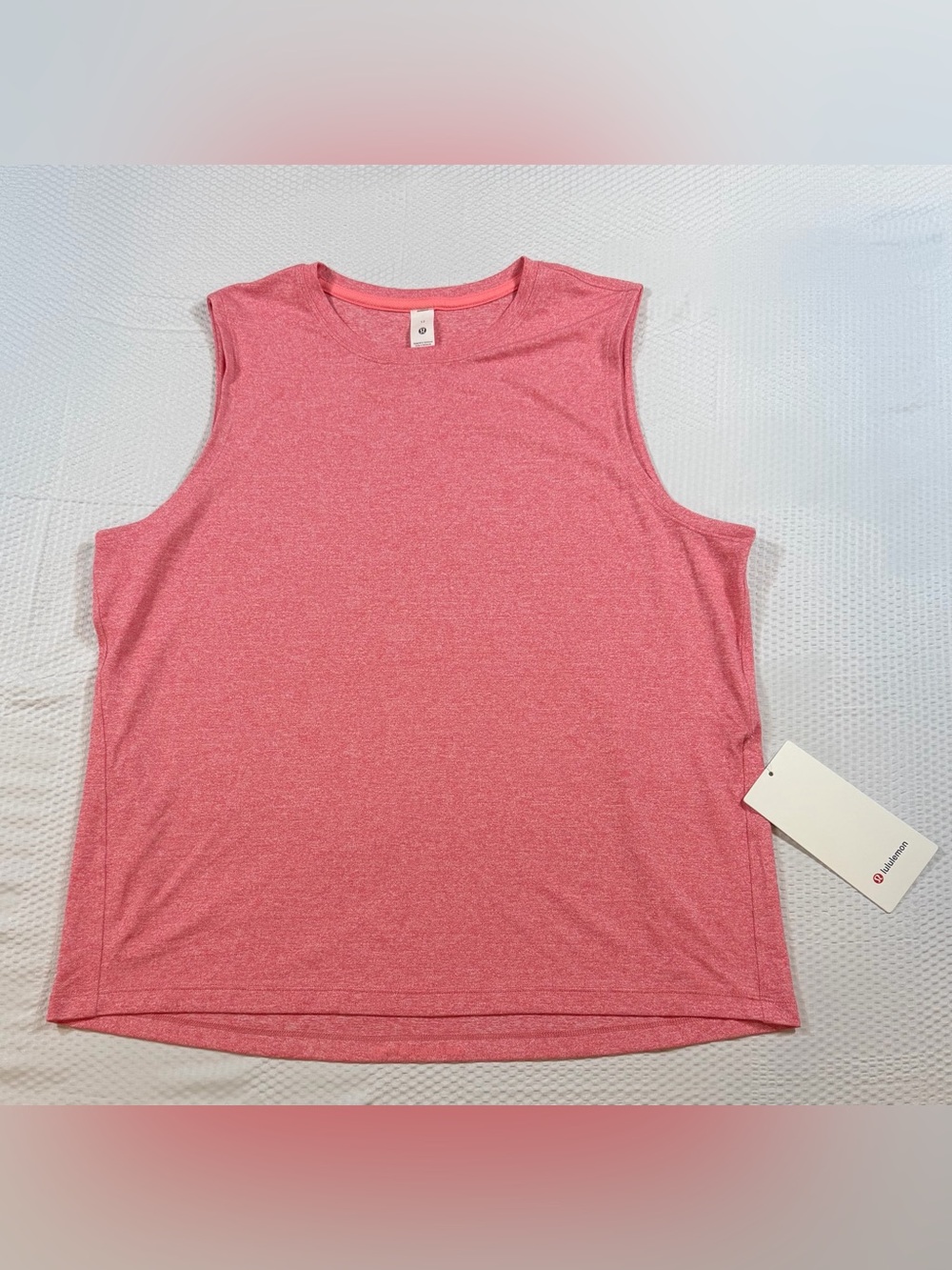NWT Lululemon License to Train Classic Fit Tank Top Women’s 12 Heathered Pink